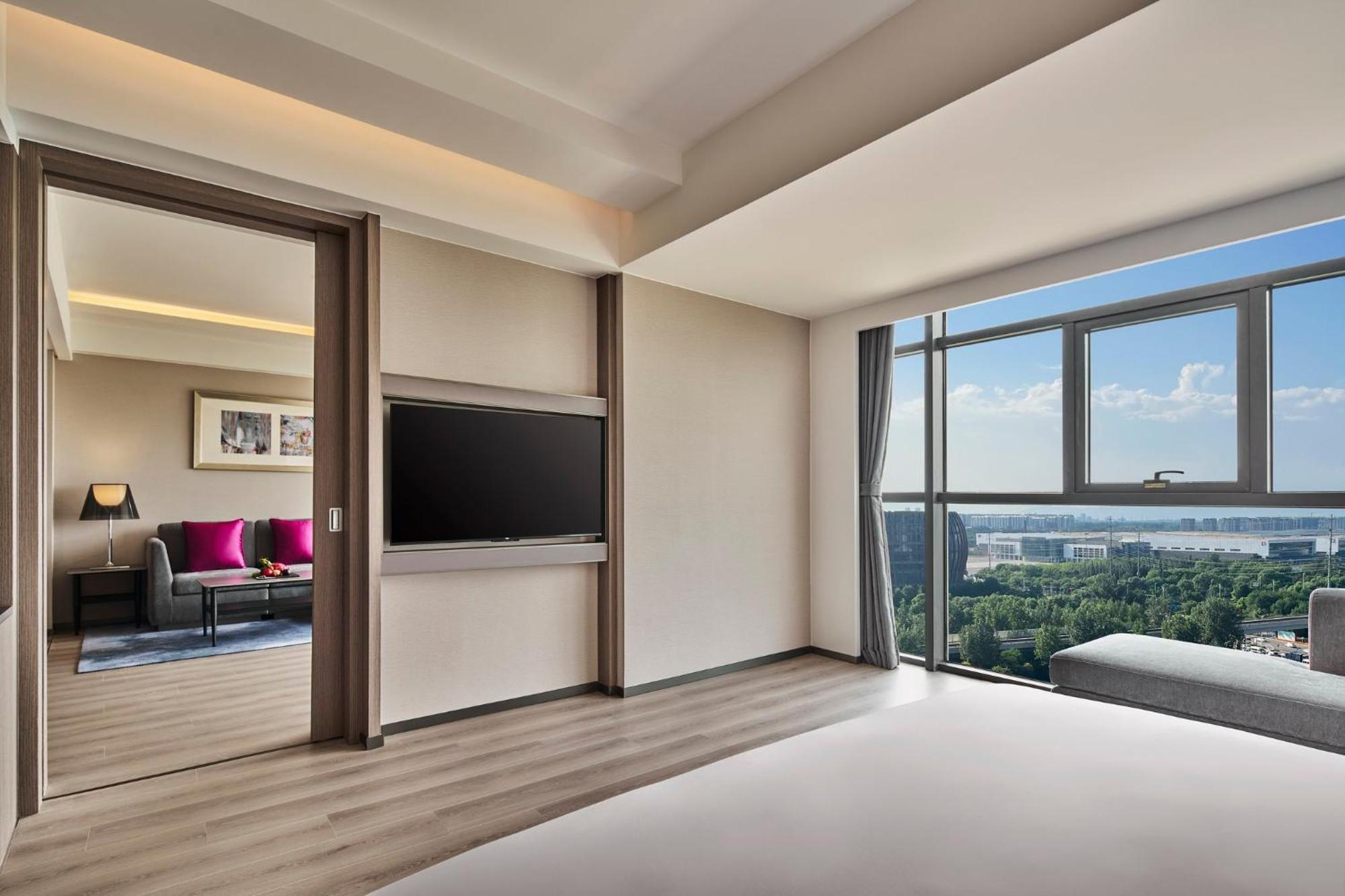 Crowne Plaza Beijing International Airport By Ihg Hotel Shunyi Bagian luar foto